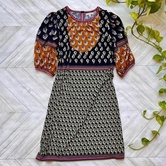 MAX STUDIO BOHEMIAN BIB STYLE DRESS | SIZE SMALL - Picture 1 of 5